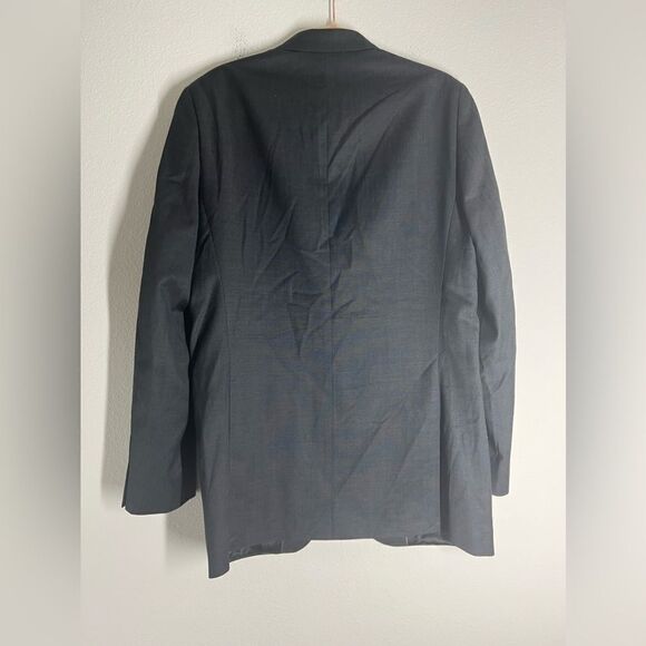 Marc Anthony Sportcoat Blazer Men’s Size 40L Gray Lined Suit Jacket 100% Wool - Picture 2 of 7